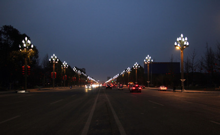 “美貌”與“智慧”并存，玉蘭燈亮相雙流廣都大道