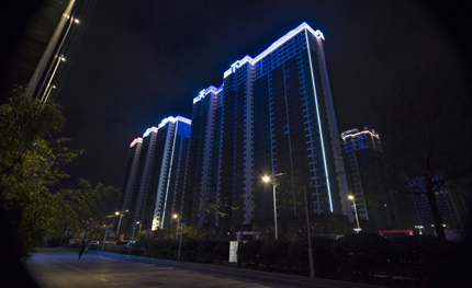 網紅打卡圣地，華體助力西安高新路夜景改造提升